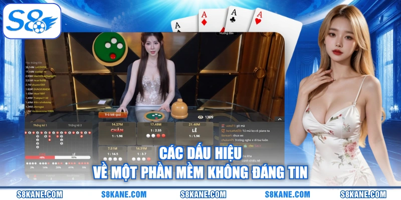 Các dấu hiệu về một phần mềm không đáng tin